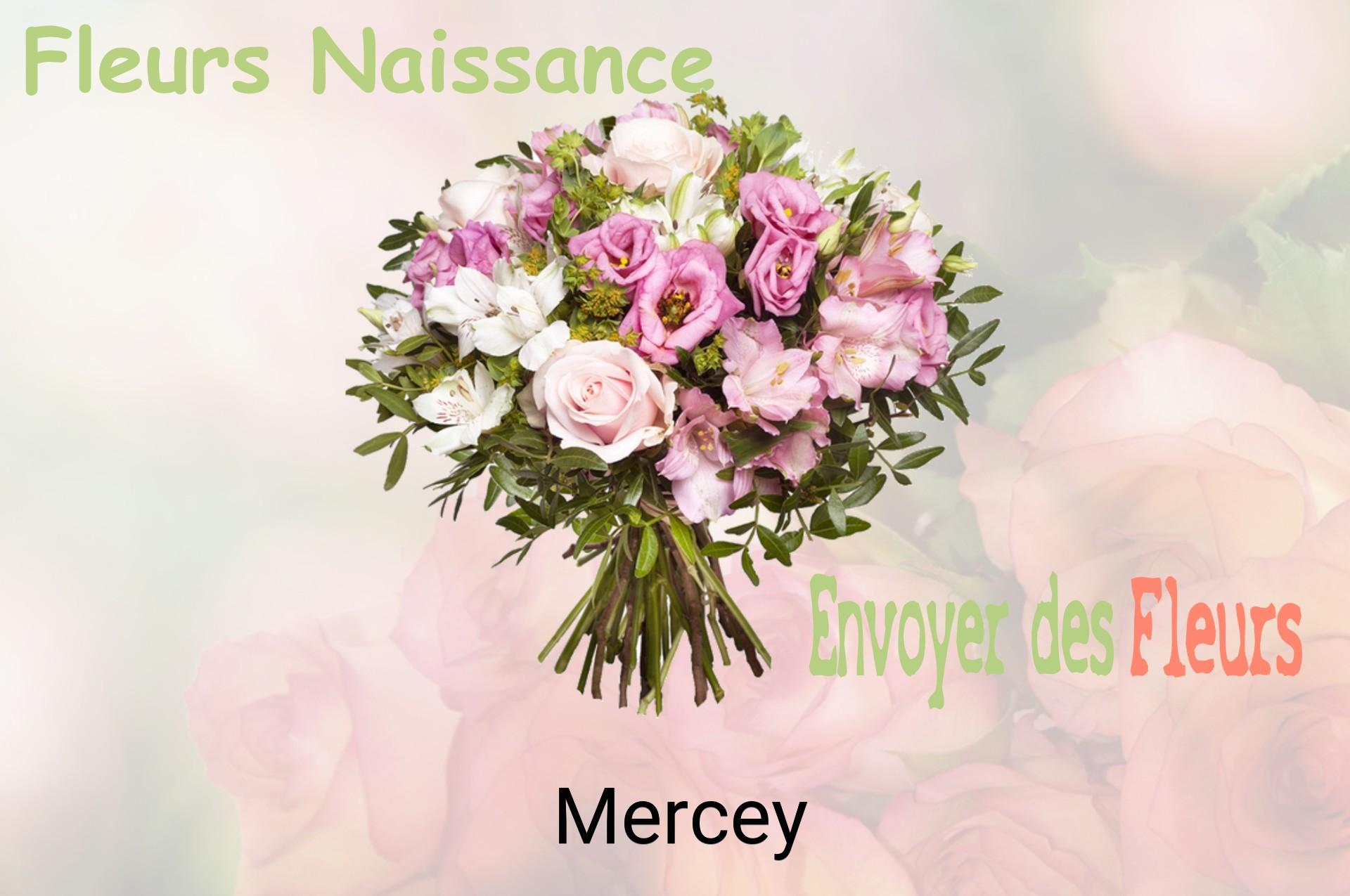 Bouquet de fleurs de naissance livré à Mercey